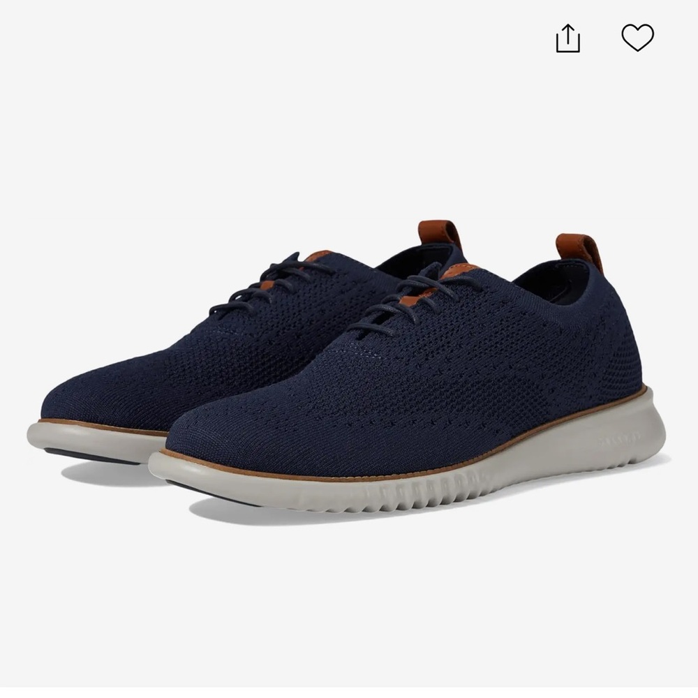 Cole Haan
2.Zerogrand Stitchlite Oxford navy size 9 EUC